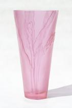 Pacific Flower - Memea Sorosoro CAST GLASS H42 D21cm pink